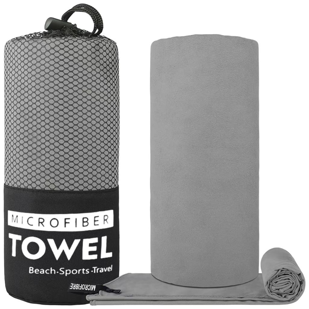 Toalha de Microfibra Ultra Absorvente Secagem Rápida Toalha de Praia Premium Viagem Fitness Academia Natação Yoga Acampamento Atividades ao Ar Livre