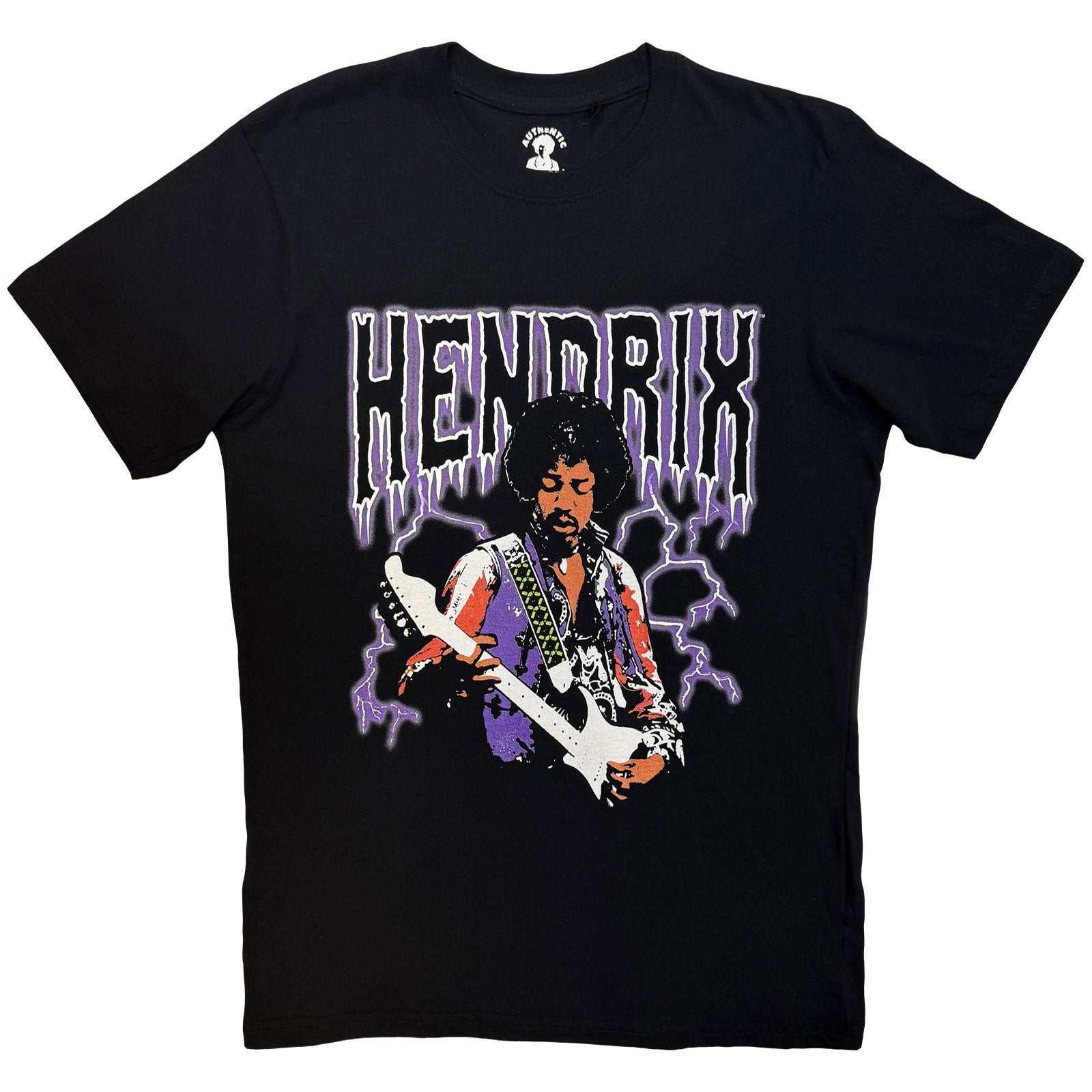 Jimi Hendrix TShirt Lightning Black OFFICIAL NEW S