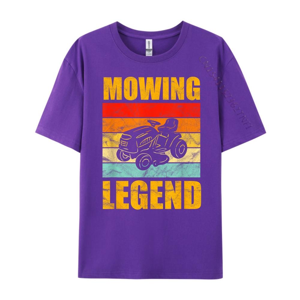 Funny Lawn Mower Mowing Legend Yard Work Lawn T Shirt Men 100 Cotton Shirts Memorial Day Graphic Tshirts