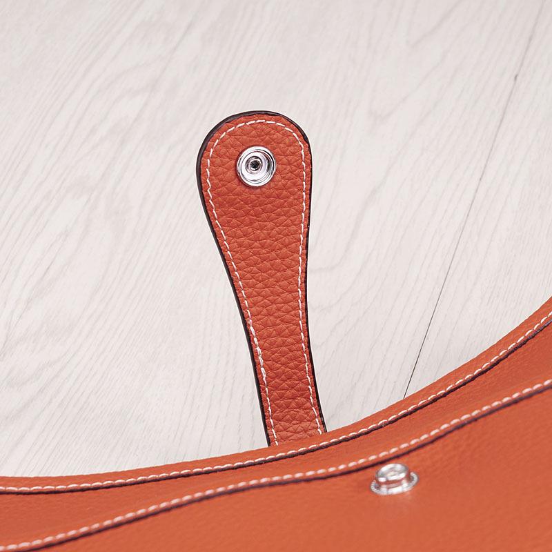 2024 m. moteriškas „Hlow Punch“ natūralios odos krepšys ant pečių