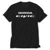 Koszulka Honda męska i damska Letnia Klasyczny Trend T-shirt z Logo Honda Civic Krótki rękaw Wiosna i Jesień Koszulka Motocyklowa Rowerowa