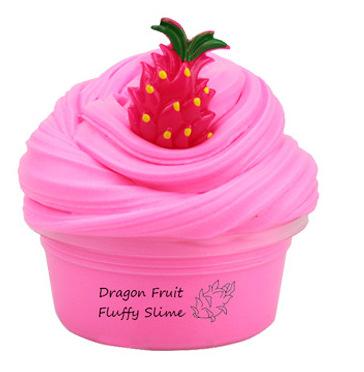 60ml  Cherry Scented Slime Fruit Modeling Clay Plasticine Cotton Mud DIY Toys, Sensory Stress Relief Gift