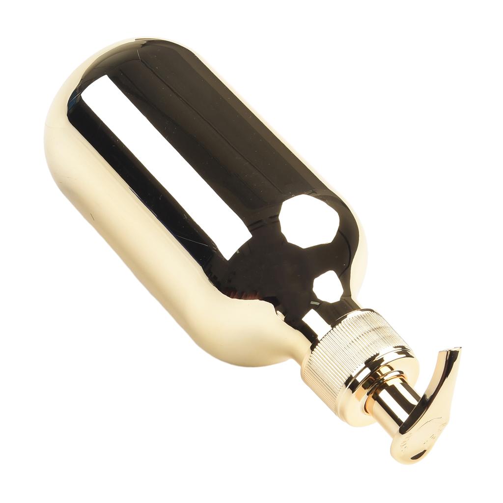 Gold Chrom Handseifenspender Großartig für die Küche Geeignet für Spülmittel Kapazität Lotion Hinweis Packung Enthält