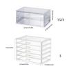 Space Saving Acrylic Makeup Storage Drawers Multi Drawer Acrylic Organizers for Neat Storage of Cosmetics and Jewelry