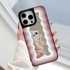Mirror Phone Case for iPhone 15 11 13 14 for 15 16 Pro Max 12 13 16 Pro Cloud Flower and Animal Cute Style Phone Case