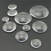 1 Packung Runde flache Rückseite Cabochon Lupe 4/6/8/10/20/30-100mm Transparent Klar Kristall Cabochon für DIY Schmuckherstellung