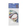 6Pcs/Set Guitar Effect Pedal Cable 6.35mm Angle Plug Noise Shielded Cable Guitarra Pedal Cable Guitar Parts & Accessories