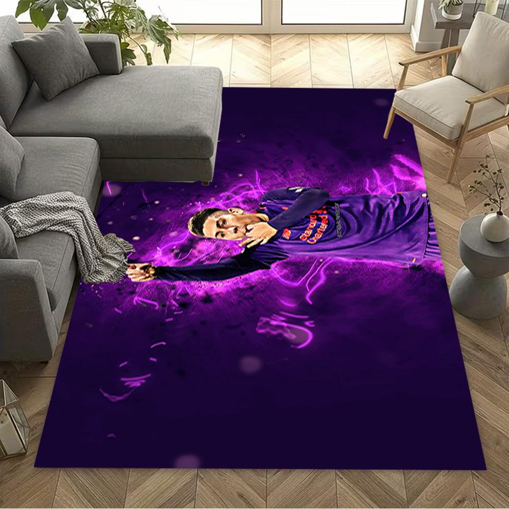 Barcelona Player Celebration Area Rug Perfect for Kitchen Playrooms Outdoor Entryway Anti-slip Rug Anime Office Decor Perfect Gift for Women/Men