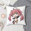 T-Tensura Double-Sided Printed Square Pillow Cover Decorative Cushion Cover For Sofa Bedroom Bedside