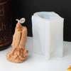 Halloween Skull Candle Silicone Mold Table Ornament Mould DIY Plasters Mold