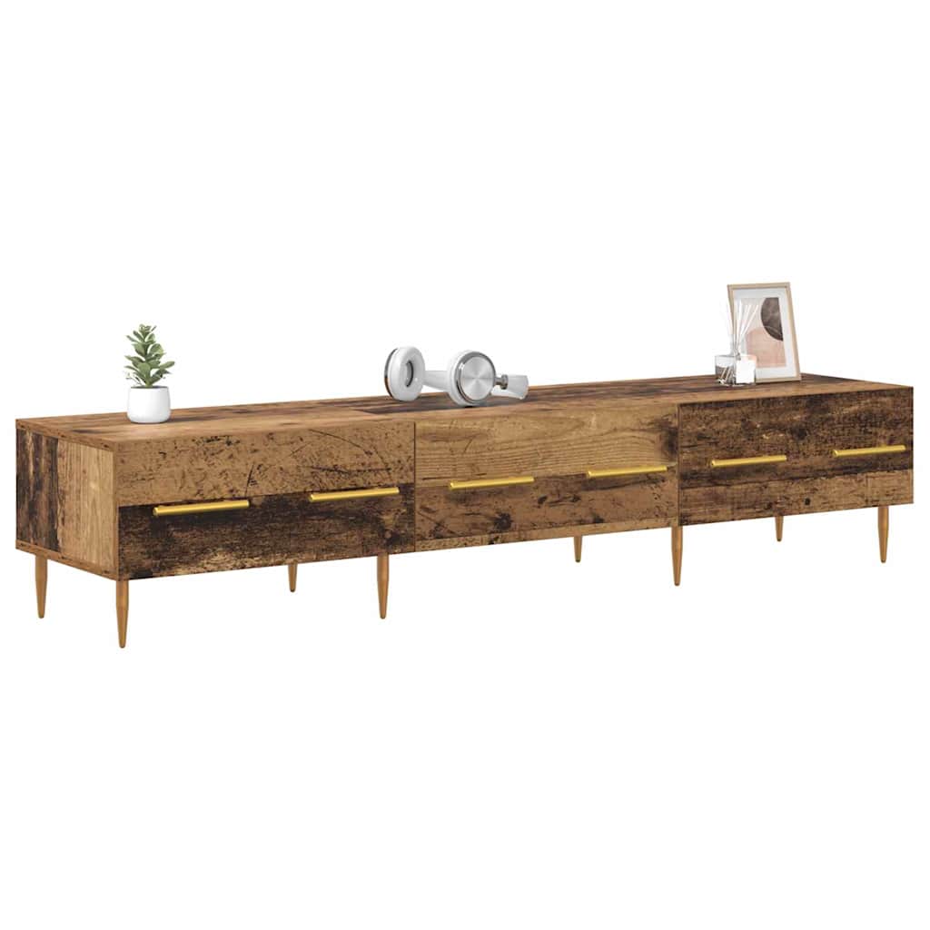 TV Stand Reclaimed Wood Style 150 x 36 x 30 cm Engineered Wood