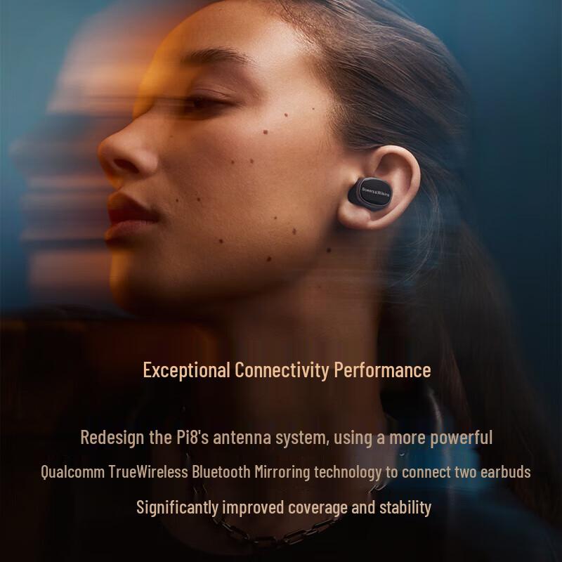 Bowers & Wilkins Pi8 True Wireless Active Noise Cancelling Earphones