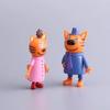 5Pcs/Bag 6-8Cm Russian Cartoon Anime Kid-E-Cats Action Figure Baking Decor Cake Figurine Three Little Kittens Model Cat Kids Toy