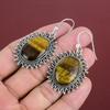 Tiger's Eye Earring Handmade Earrings Gemstone Earring 925 Sterling Silver Earring Boho Jewelry Decent Earring Gift For Women Dangle Earring