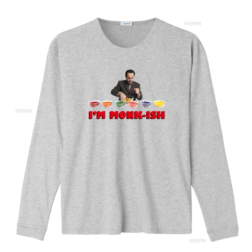 Mönch Im Ish Lizenziertes Klassisches TV-Show Adrian T-Shirt Lustiges Muster Baumwolle Für Vintage Gewaschen Leicht Weich Grafik Atmungsaktiv
