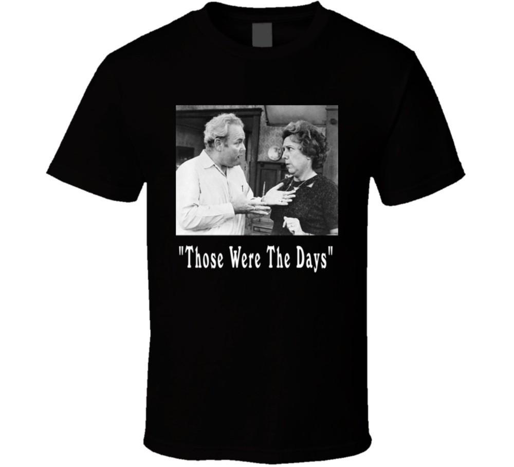 All in the family Archie Bunker and Edith TV Show T Shirt S