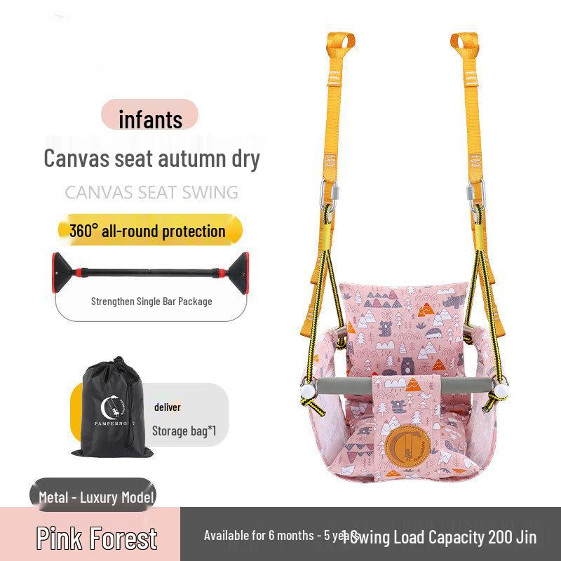 Pure Cotton Baby & Infant Hanging Basket Chair for Indoor/Outdoor Use