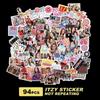94Pcs ITZY Sticker Pack Crazy Lover Album Sticker Pack Waterproof Sticker ITZY Cartoon Sticker for Fans