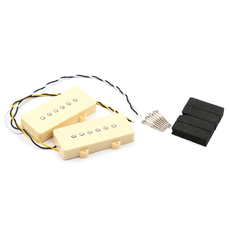 Beige Acoustic Guitar Pickup Electric Guitar Pickups Single Coil Pickups Replacement Supplies Accessories for Guitars 1