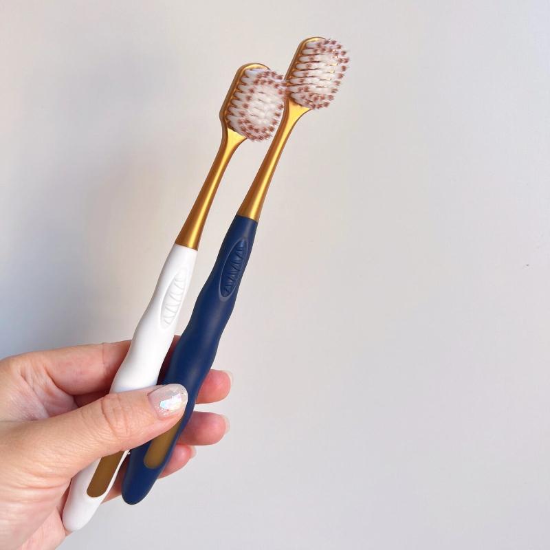 Barrel-Packaged Family Soft-Bristle Toothbrushes, Macaron Colors, Deep Clean & Gum Care, Ideal for Students.