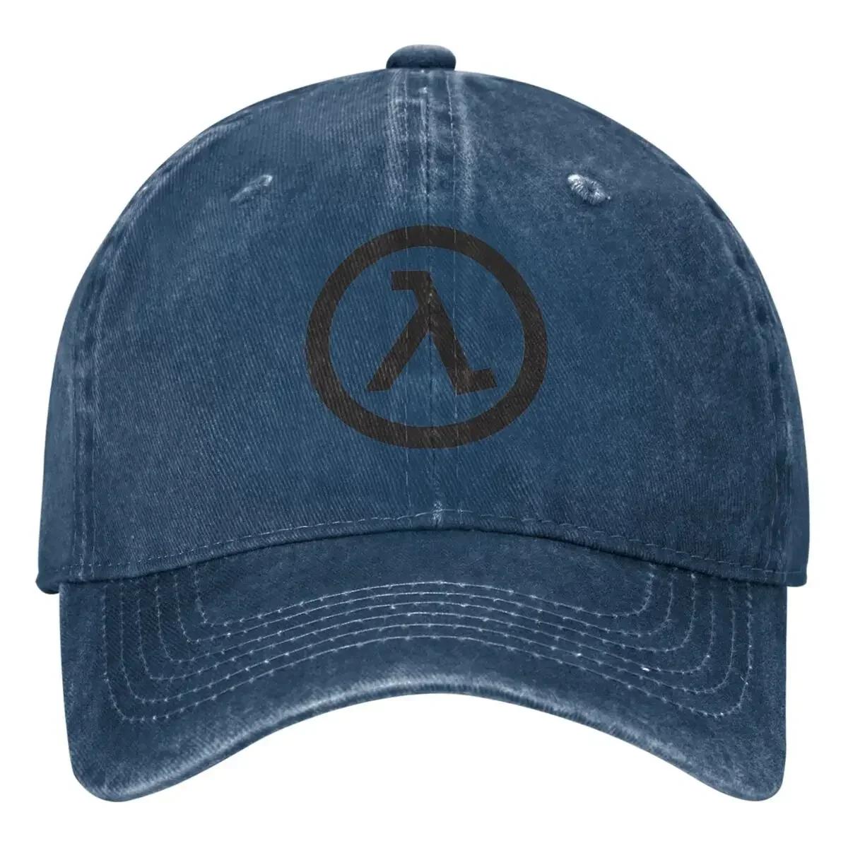 

Black Mesa Half Life Lambda Baseball Cap Game Vintage Unisex Adult Trucker Dad Hat Design Outdoor Sun Snapback Cap Gift Idea One Size
