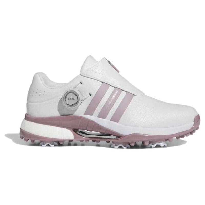 Adidas Tour360 Cushioning Wear-Resistant Low-Top Golf Shoes Women's Purple White Sneakers IG8122