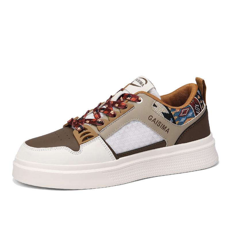 Mens Skate Shoes 2026 New Trend Casual Sneakers Breathe Wear-resistant Anti Slip Flat Street Skateboarding Shoes for Man