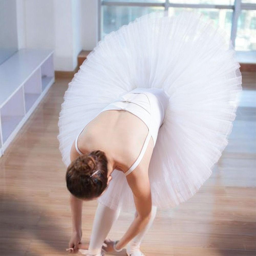 Professional Ballet Tutu White Princess Dress Fashion Ballet Dress  Women