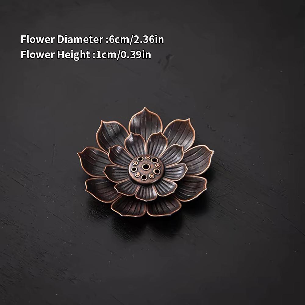 2-layer Lotus Mini Incense Burner - Perfect for Meditation, Yoga, and Spa - Ideal Home Decoration Gift