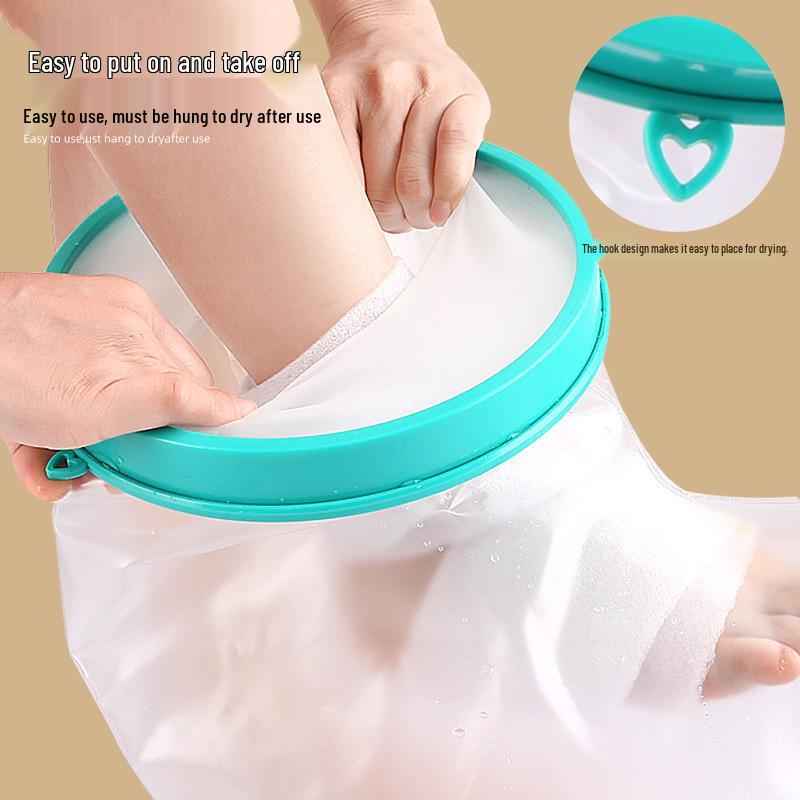 Waterproof Arm & Ankle Shower Cover - Transparent, Anti-Wet Protection