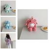 Melody Cinnamoroll Kuromi Pochacco Plush Cartoon Backpack For Girls With Soft Material And Breathable Design