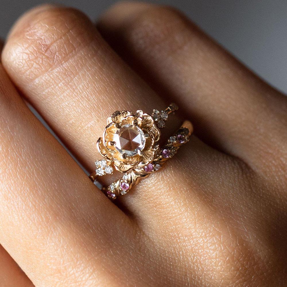 

Minimalist Ring For Women Simple Zircon Gold Color Dainty Accessories Statement Stacking Rings Female Jewelry Wholesale R725 10