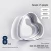 Chiffon Cake Mold Set with Removable Bottom: 4", 6", 8", 10" for Oven Use