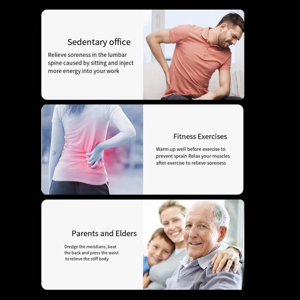 Muscle-Relaxing Tool Impact Body Massager1800mAh8Head Massage16800Turn/Minutes6Gear Adjustment3500Times/Minutes