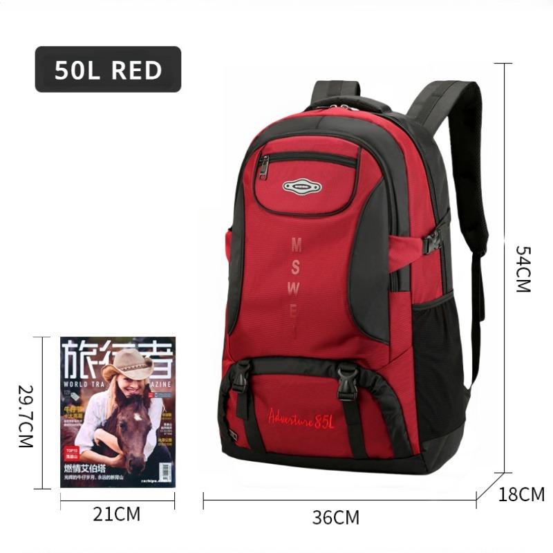 2024 New Outdoor Travel Backpack 50L/65L/85L Large Capacity Duffle Bag High Quality Oxford Waterproof Breathable Travel Bag Business Trip Hiking Bag