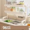 Transun 96cm Double-Layer Over-Sink Dish Rack