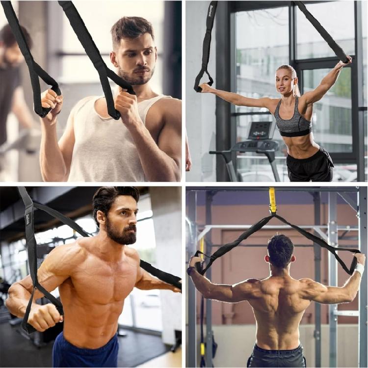 Nonslip Tricep Workout Rope Thick Padding Cable Machine Accessory For Pushdowns Rows And Arm Sculpting