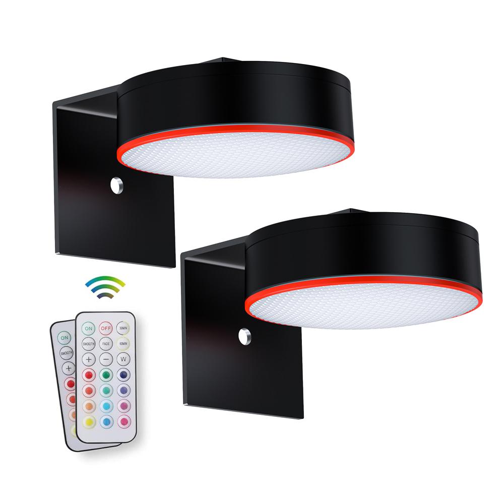 Wireless Art Display Led Painting Light RGB Color Battery Powered Puck Lamp with Remote Control Party Home Decoration
