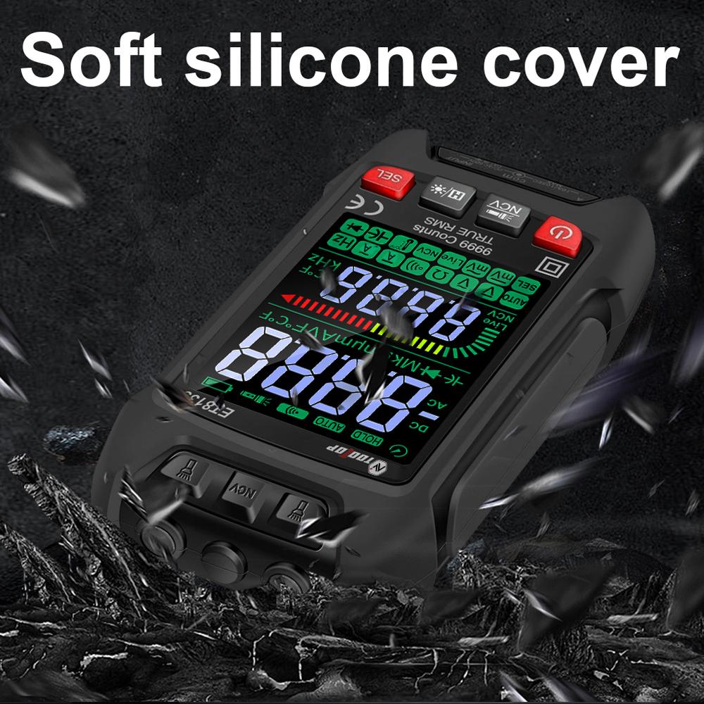 9999 Counts Digital Multimeter Color Display Handheld Multimeter NCV Noncontact Sensing