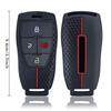 Silicone Black For Baic X55 X35 X75 Ii Evo 5 Beijing Bj40 Bj80 U7 X7 Remote Smart Auto Car Key Case Cover Fob Holder