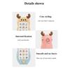 Soft Plastic Music Phone Toy for Kids Colorful Light Holiday Gifts Children Story Learning Sleep Aid with Rich Content