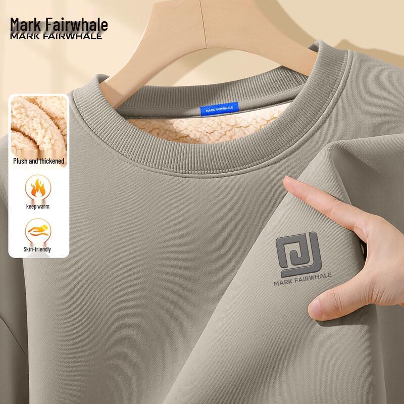 Mark Fairwhale Men's 2025 Lamb Wool Lined Winter Sweatshirt