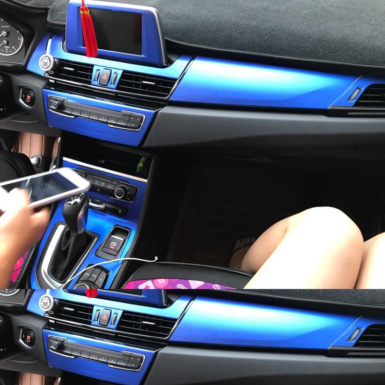 2 Series Touring Car Interior Carbon Fiber Stickers - Fits 218i, 220i, F22, F45, F46