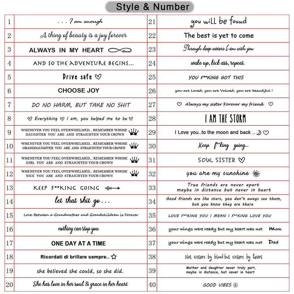 Exklusives graviertes offenes C-förmiges Armreif aus Edelstahl - DIY Weihnachtsgeschenk Schmuck