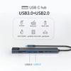 8-in-1 USB-C Hub Typ C Erweiterung HDMI-kompatibler Adapter Laptop-Konverter mit RJ45 SD-Kartenleser PD Schnelllader für Macbook
