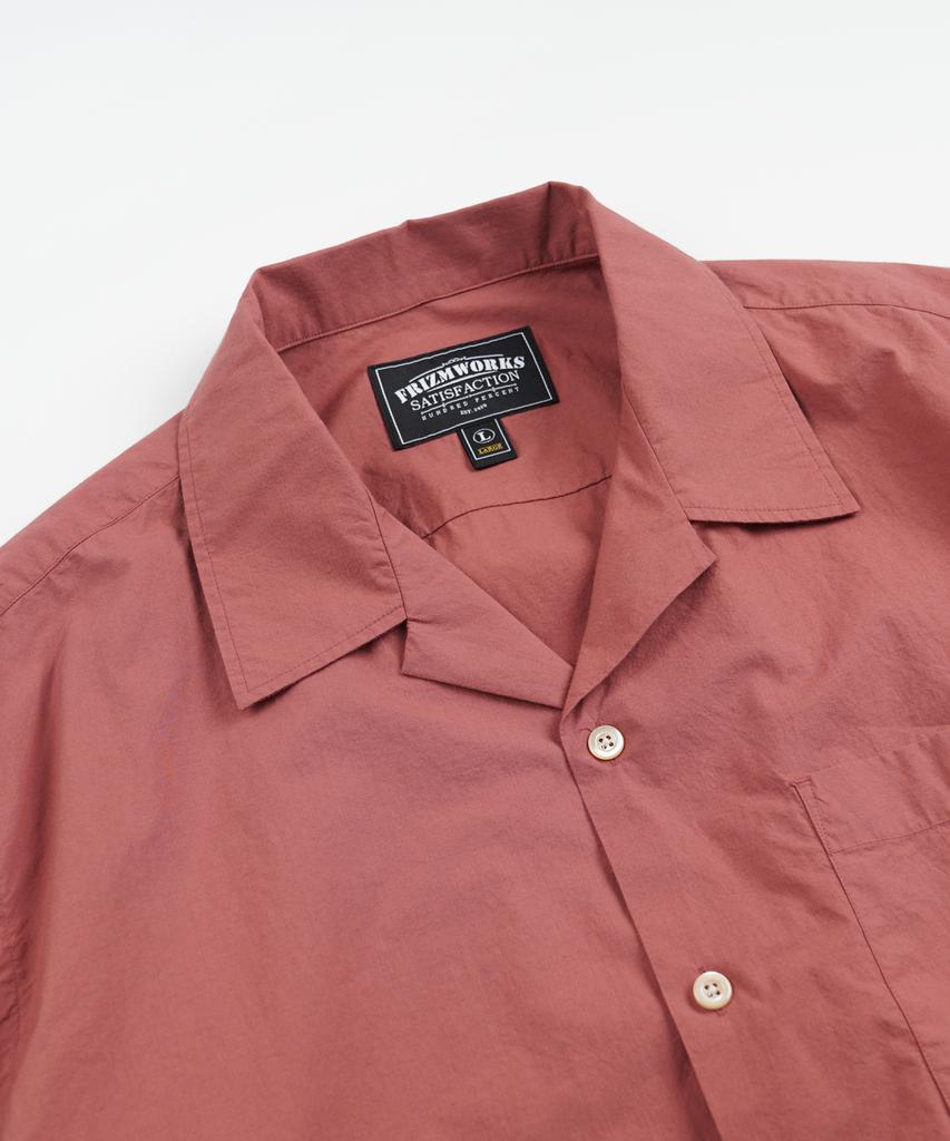FRIZMWORKS Coral Needlework Half Shirt _ Brick