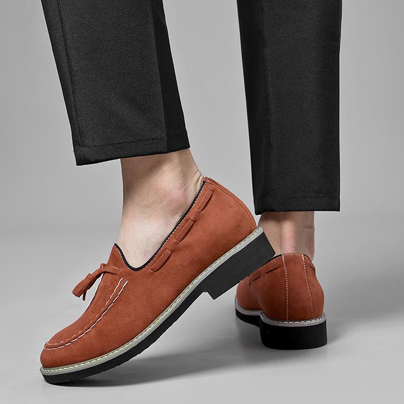 Lightweight Business Moccasin Shoes 2025 New Men's PU Leather Loafers Slip-On Comfortable Casual Shoes for Men Breathable Flats