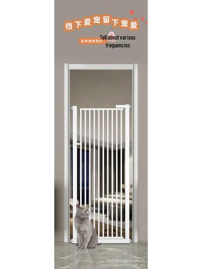 Large No-Drill Pet Gate: Dog Isolation, Cat Guardrail, and Anti-Cat Barrier