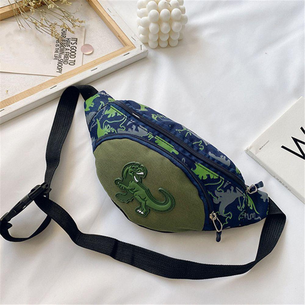 

Дівчата Хлопчики Дорожня сумка Милий Динозавр Поясні Сумки Мультяшні Діти зелений