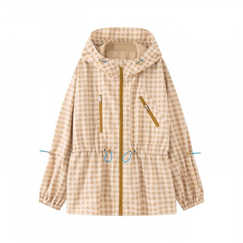 Womens 2026 Hooded Cropped Jacket With